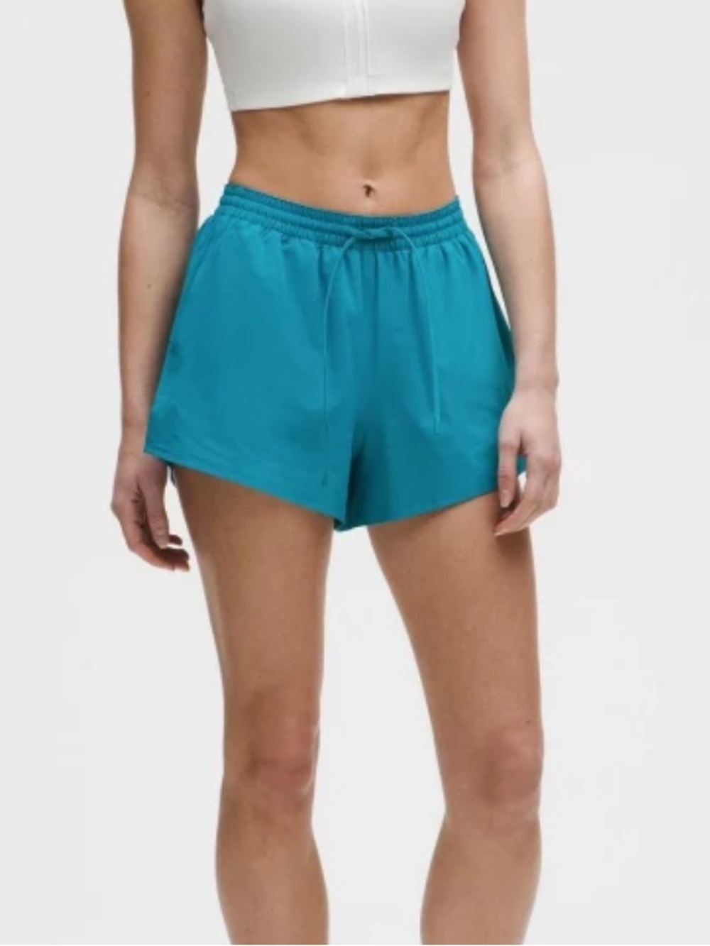 Lululemon pace rival blue shorts